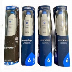 LOT of FOUR - EVERYDROP “6” Refrigerator Ice & Water Filters